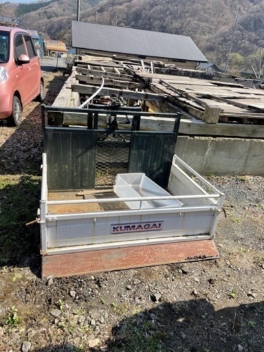 熊谷農機 NA1350 トラクタダンプ キャスター付き