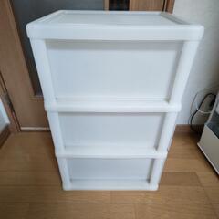 収納３段引き出し０円の画像