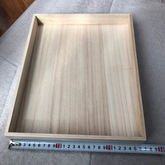 【売却済み💰】0円　高級おせち箱　木材　小物入れ　虫の標本　釘と...