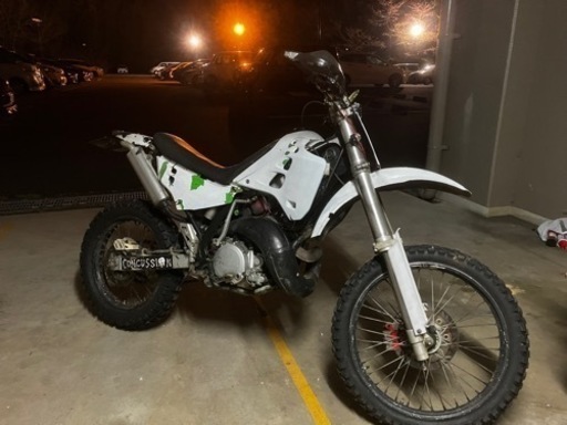 伊賀市発 カワサキ KDX250 半レーサー 実働 usサイレンサー 値引き可