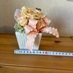 プリザーブドフラワー リボン　パステルの画像