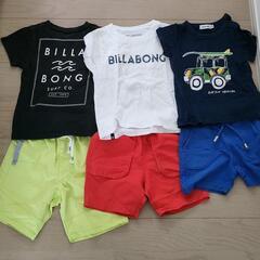 90cm男の子服　BILLABONG等