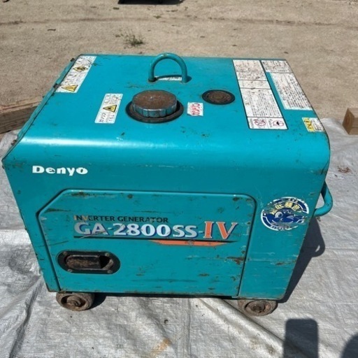 【受付終了】Denyo 防音型エンジン（インバーター）発電機