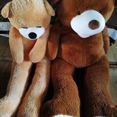 特大 くまのぬいぐるみ  2M以上  特注  ２つセット の画像