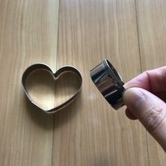クッキー型　ハート　大小の画像
