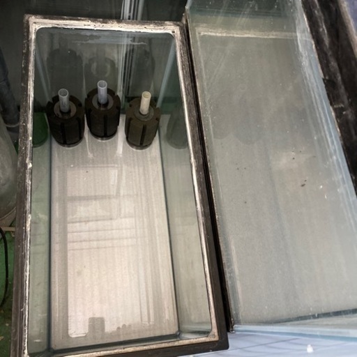 中古水槽90㎝6本　60㎝4本　スポンジフィルター等