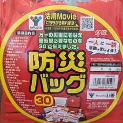 【防災バッグ】未使用・新品　一家にひとつ！備えておくと安心の防災グッズセットです。の画像
