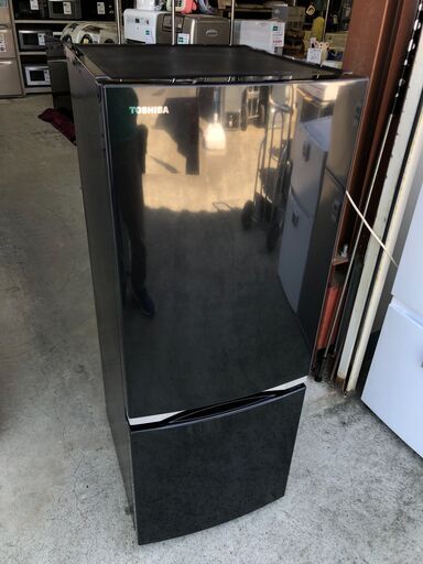 【動作保証あり】TOSHIBA 2019年 GR-P15BS 153L 2ドア 冷凍冷蔵庫【管理KRR489】