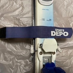 KAZAMA スキー板 2点セット ストック 子供用 の画像