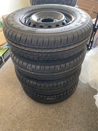 夏タイヤ新車外し　195/80R15 4本セット
