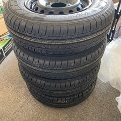 夏タイヤ新車外し 195/80R15 4本セット