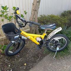 【譲り先決まりました】子ども用　自転車の画像