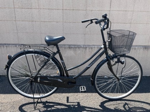 GM719 ママチャリ 27インチ 自転車 黒 ギアなし ダイナモライト リサイクルケイラック朝霞田島店