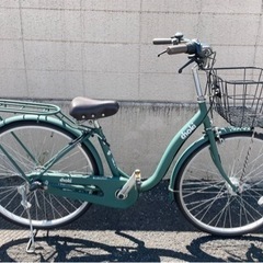 GM719 ママチャリ 27インチ 自転車 黒 ギアなし ダイナモライト