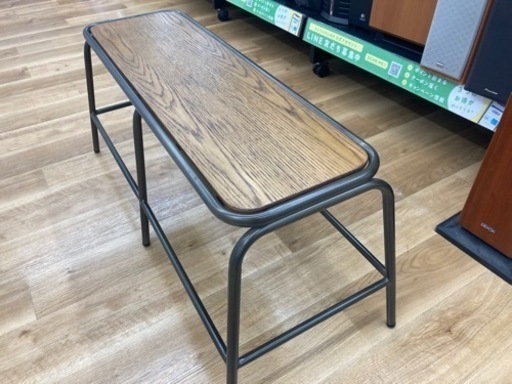 【トレファク高槻店】取りに来れる方限定！【UNICO】お洒落な色合いのアイアンベンチです！！