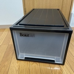 衣装ケース Beaut 幅約39cm× 奥行約73cm×高さ約28.5cmの画像