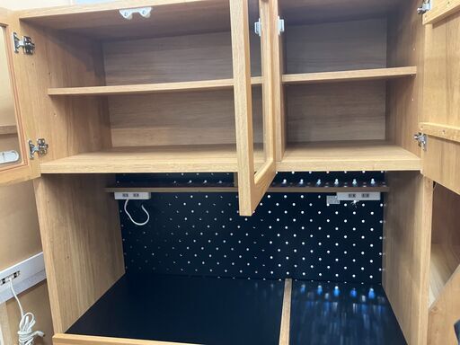 値下げしました!! 東馬 キッチンボード 食器棚 レンジ台 おしゃれ 完成品 幅105 日本製 北欧 おしゃれ ハウタ 105キッチン