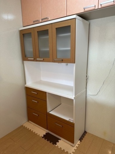 中古食器棚　