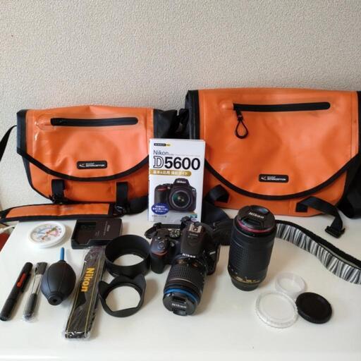 ニコン一眼レフカメラ　D5600ダブルズームキット　フルセット