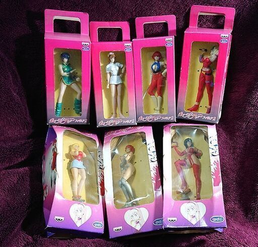 \u003c\u003c売却済\u003e\u003e【未開封品】新キューティハニー フィギュア７体 バンプレスト 非売品【1990年代】