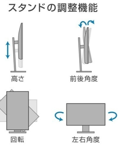 [美品] DELLモニタ　p2417h