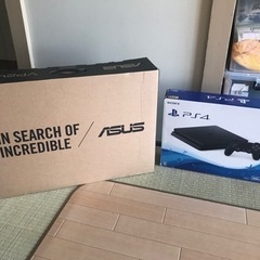 ＰＳ4とソフト、モニターのセット