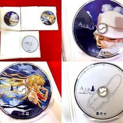 【 アニメ AIR 劇場版AIRセット 】初回限定版　DVDボックスセット　全6巻＋PRELUDE＋劇場版3巻　ポストカード＆カレンダーカード付属の画像
