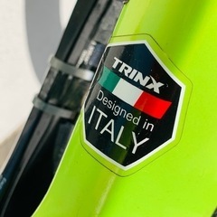 🌈赤と緑のツートンカラー☆‼️ロード　バイク　自転車　スポーツの画像