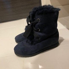 ブーツ JILLSTUART 紺 23.5の画像