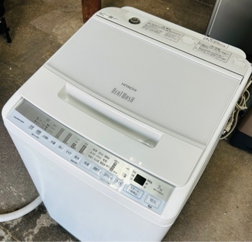札幌市内配送無料 21年製 日立 HITACHI ビートウォッシュ 7kg 全