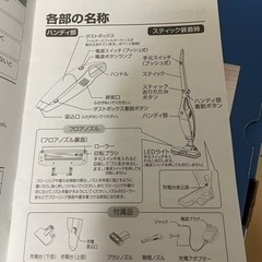 受け渡し者決定しました！コードレス掃除機 ジャンク品？ 差し上げます！の画像