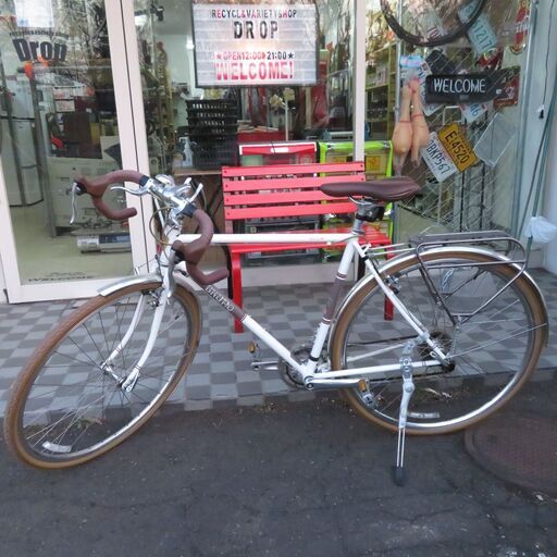 BRUNO ブルーノ ロードバイク サイズ約510mm 700×32C Wレバー 市内近郊配送可能│江別市のリサイクルショップドロップ
