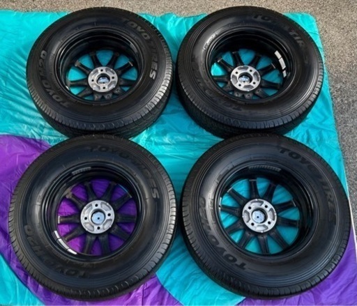 TOYOTIRES TOYO H20 195/80R15 ホイール付4本セット