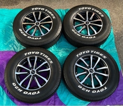 TOYOTIRES TOYO H20 195/80R15 ホイール付4本セット