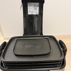 象印 ホットプレート 3.5枚タイプ やきやき 焼肉+たこ焼き+平面 ダークブラウン EA-GV35の画像