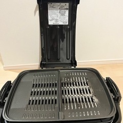 象印 ホットプレート 3.5枚タイプ やきやき 焼肉+たこ焼き+平面 ダークブラウン EA-GV35の画像