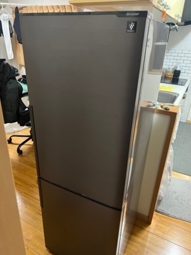 シャープ　ノンフロン冷蔵庫　sj-pd27b-t