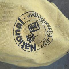 キャリア付帆布袋　キャンプ道具入れ等に　薪入れ　道具入れの画像
