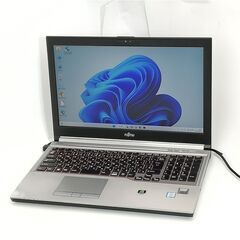 日本製 超高速SSD 15.6型 ノートパソコン 富士通 H760 中古良品 第6世代 Core i5 16GB 無線 NVIDIA Bluetooth Windows11 Officeの画像