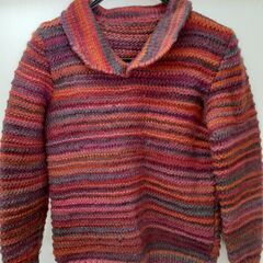 手編みセーター等の画像