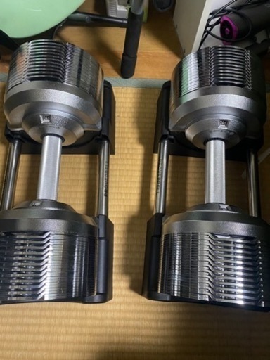 可変式ダンベル　プロバーベル　41.5kg シルバー　2個　ほぼ新品