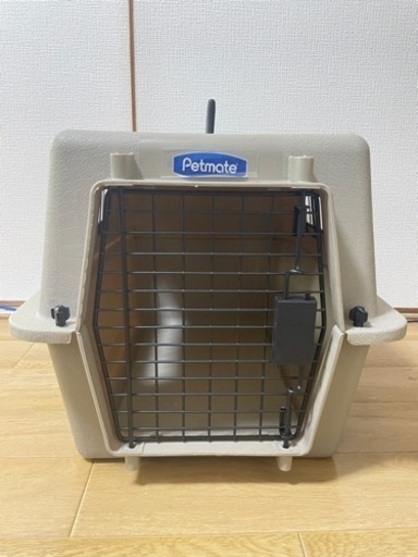 ペットキャリー　ペットメイト　バリケンネル P-100 IATA基準　丈夫　ペットホテル　トープカラー