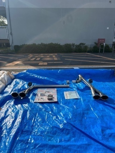 ホンダN BOXのマフラー　4本出しです。【ネット決済､配送可】