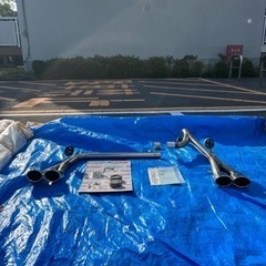 ホンダN BOXのマフラー　4本出しです。【ネット決済､配送可】