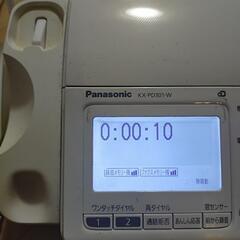 電話機FAX機能付 Panasonic KX-PD301子機有りの画像