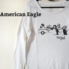 【AMERICAN EAGLE】Tシャツ 薄手 長袖