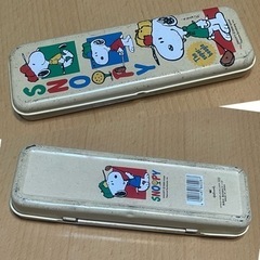 スヌーピー缶ペンケース