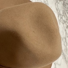 🤍ふんわりベージュの帽子の画像