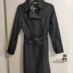 黒　トレンチコート　ノーリーズ