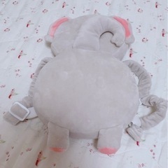 転倒防止クッション　ゾウさんの画像